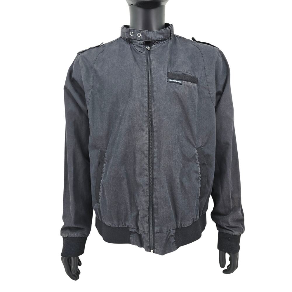 Vintage Men's Members Only Jacket Black